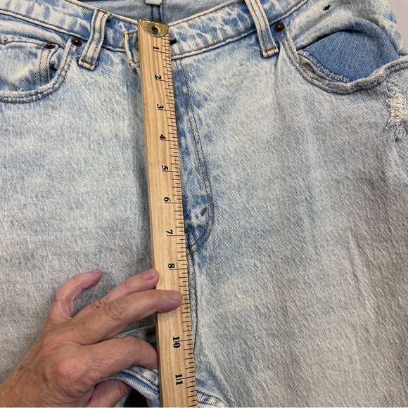 Abercrombie & Fitch jeans 90s Relaxed high‎ rise Curve Love 30 Light Wash Denim - Picture 6 of 8